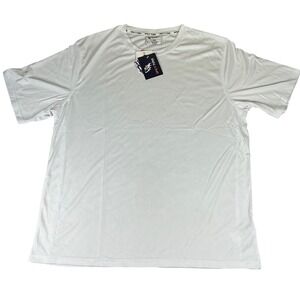 Spicy Tuna Performance UPF 40‎ White Athletic T Shirt Mens XL NWT